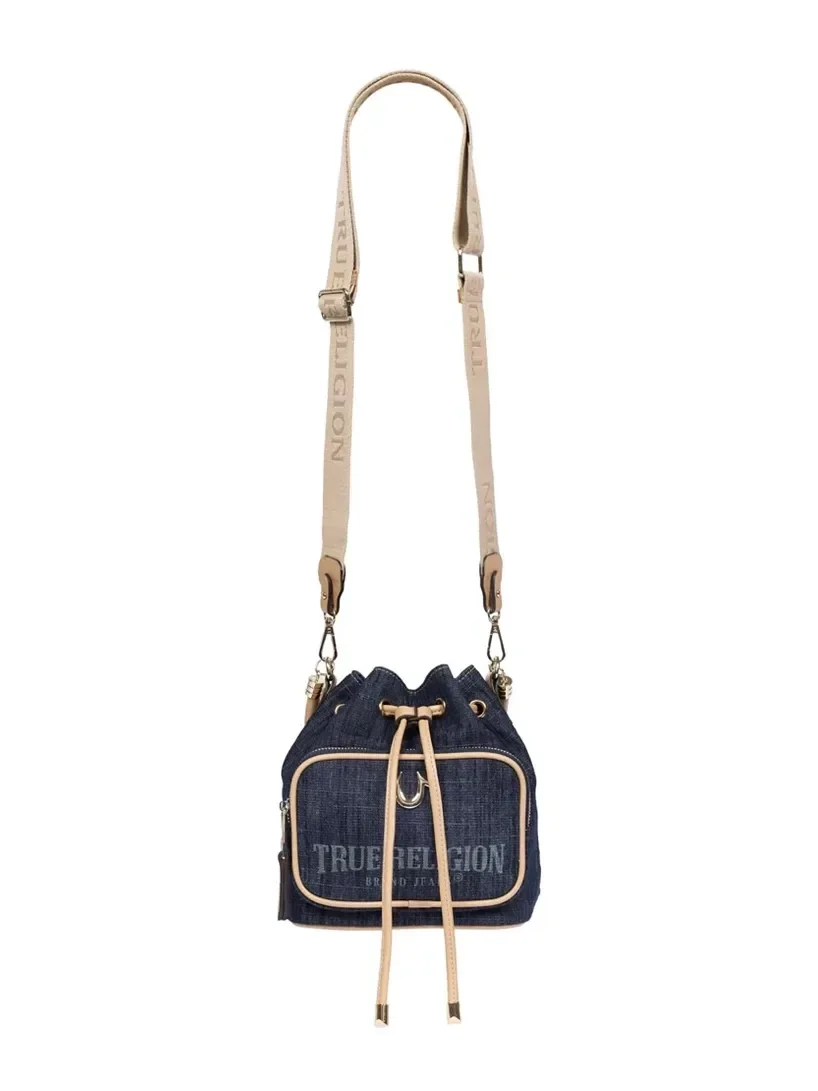 Bolso de diseñador con cordón ajustable y correa cruzada - imagen 8