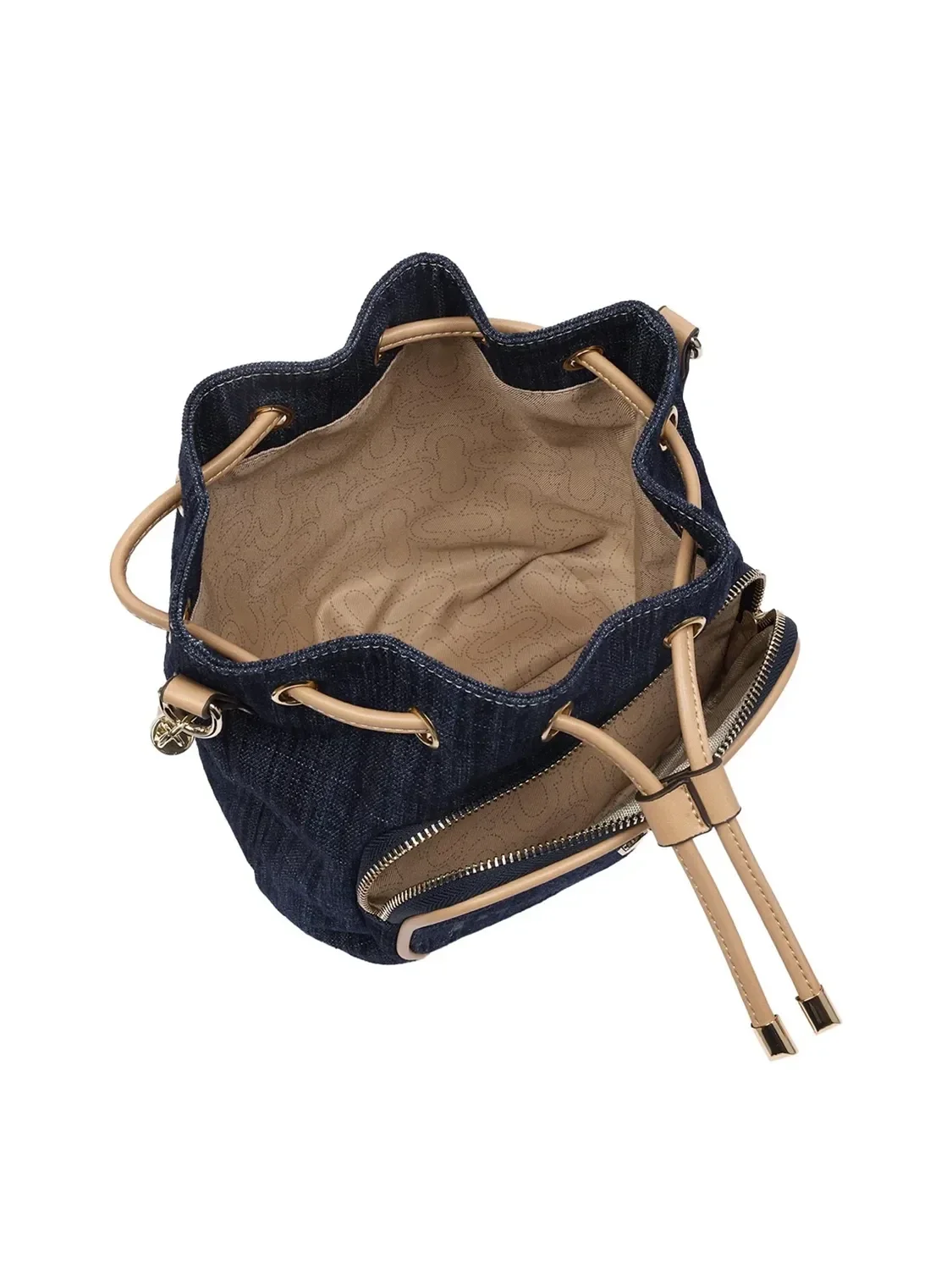 Bolso de diseñador con cordón ajustable y correa cruzada - imagen 7
