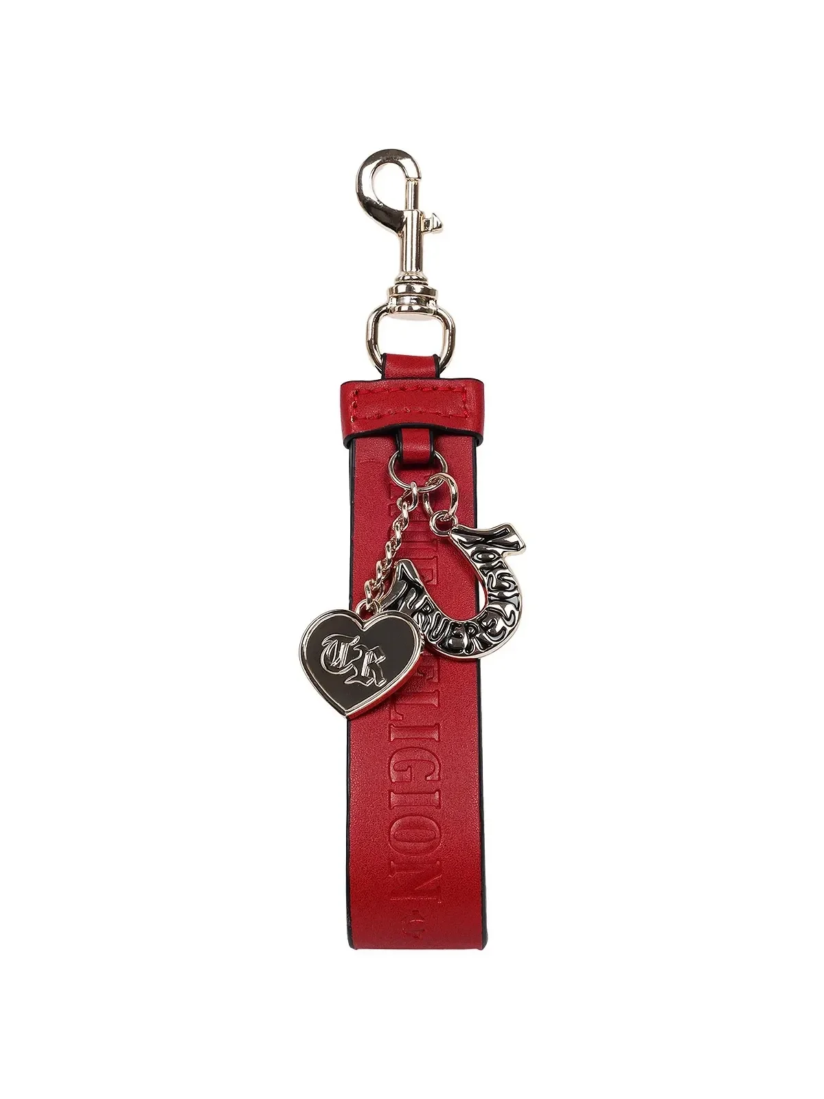 Llavero rojo colgante para bolso