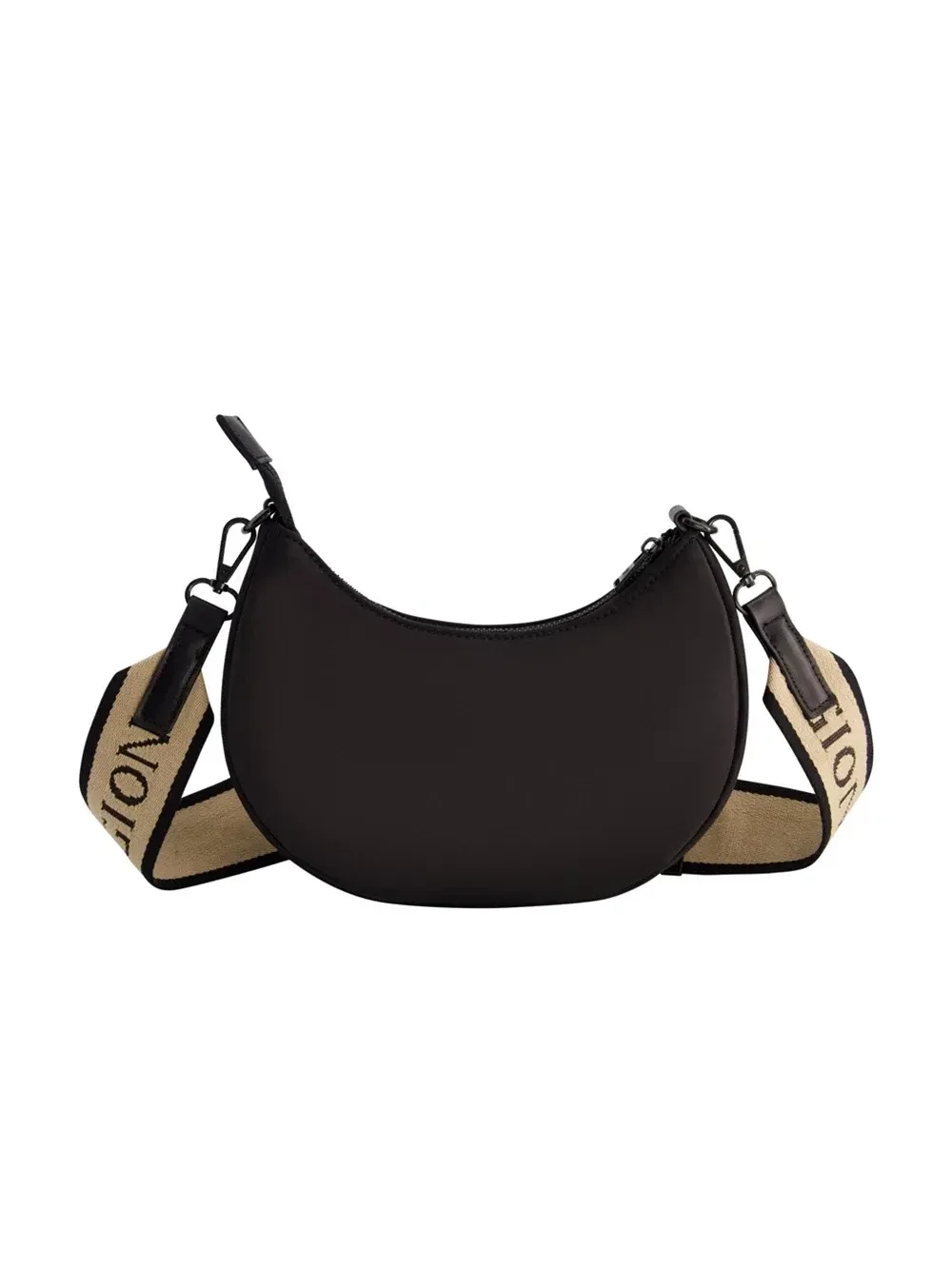 Mini Bolso Negro Hobo Crescent - imagen 3