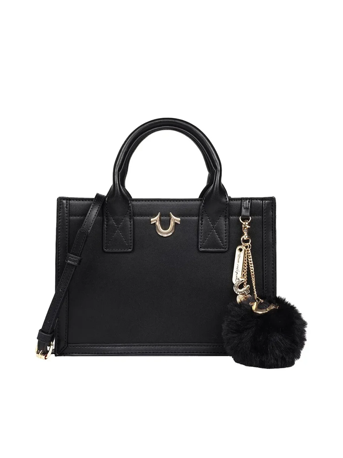 Bolso Tote con pompón colgante