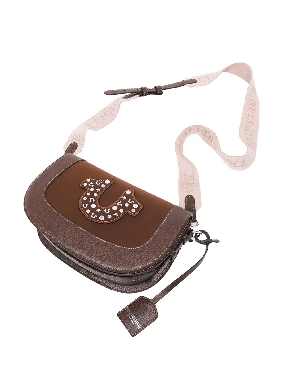 Bolso Bandolera de ante con solapa con tachuelas - imagen 4
