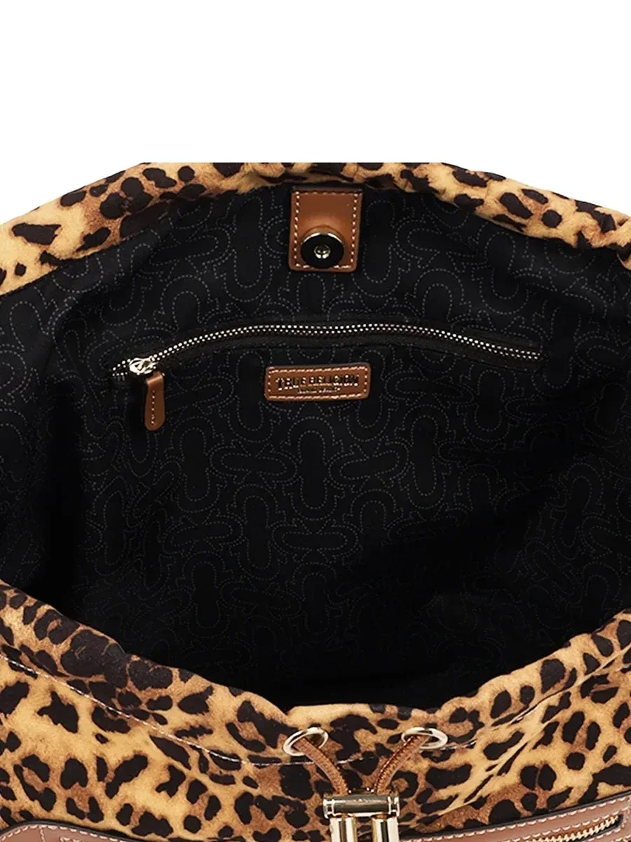 Bolso Hobo con estampado de Leopardo - imagen 5