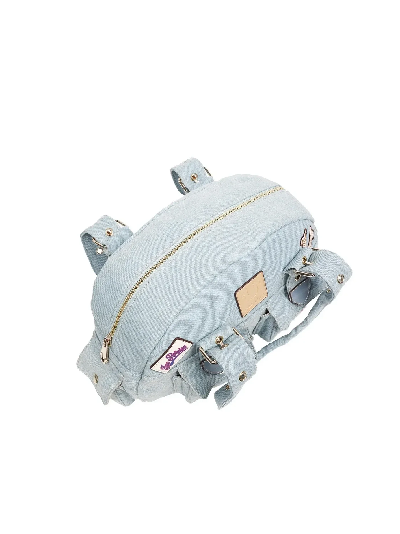 Bolso Bandolera en denim con parches - imagen 5