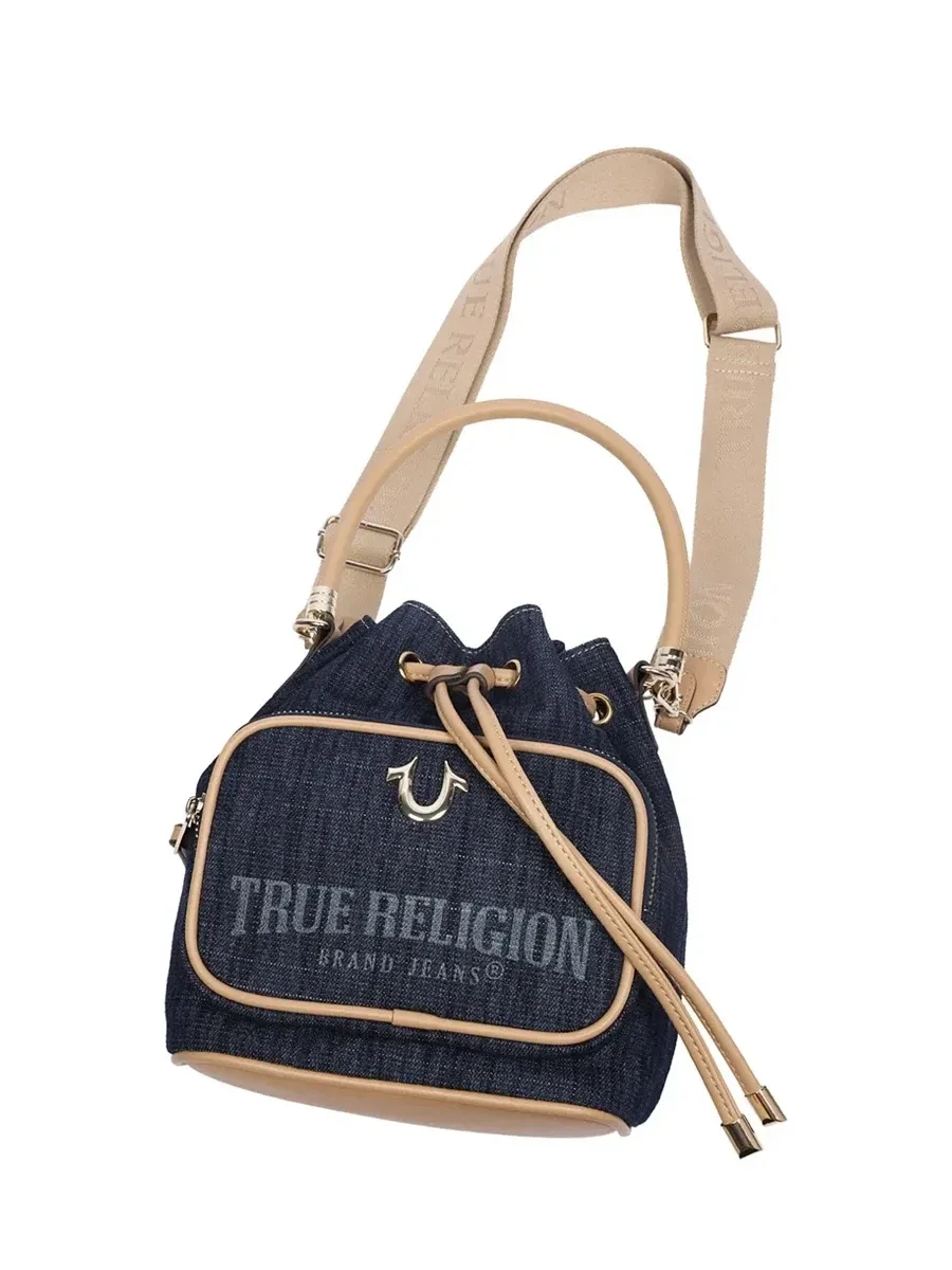 Bolso de Hombro en denim con correas - imagen 2