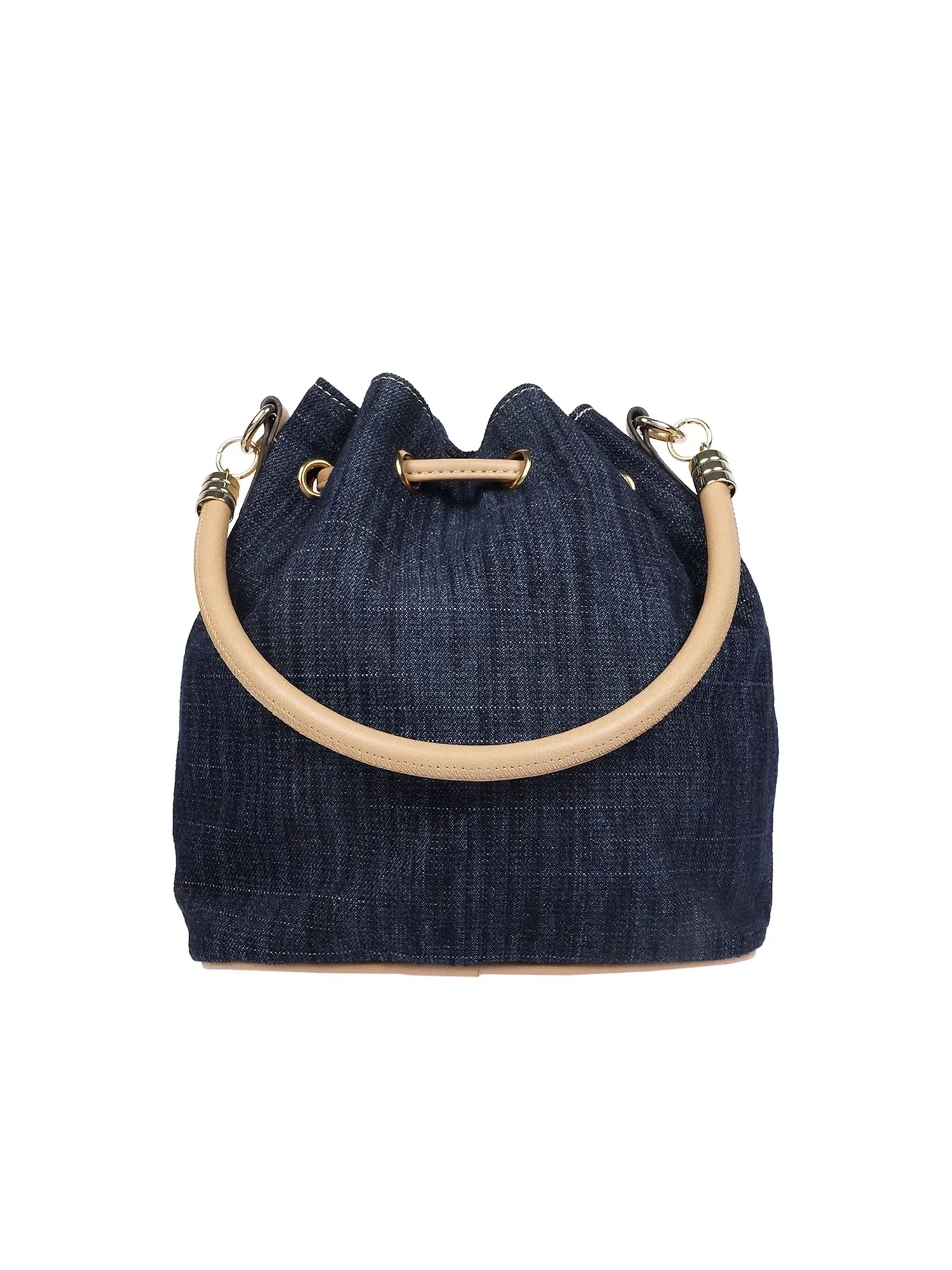 Bolso de Hombro en denim con correas - imagen 4