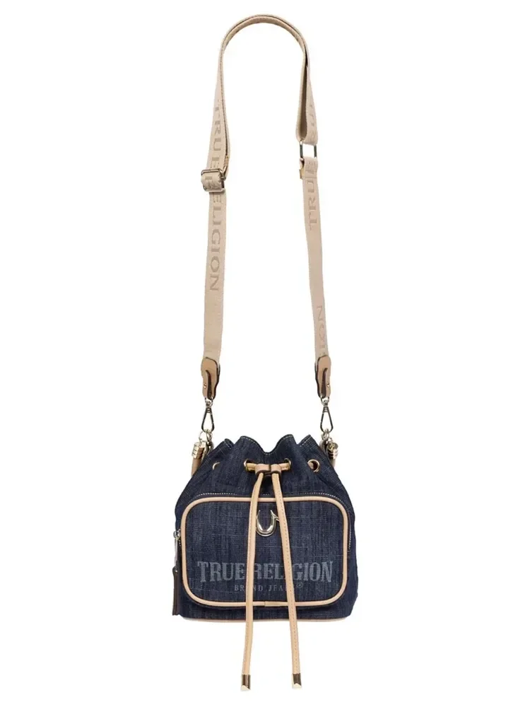 Bolso de Hombro en denim con correas - imagen 8