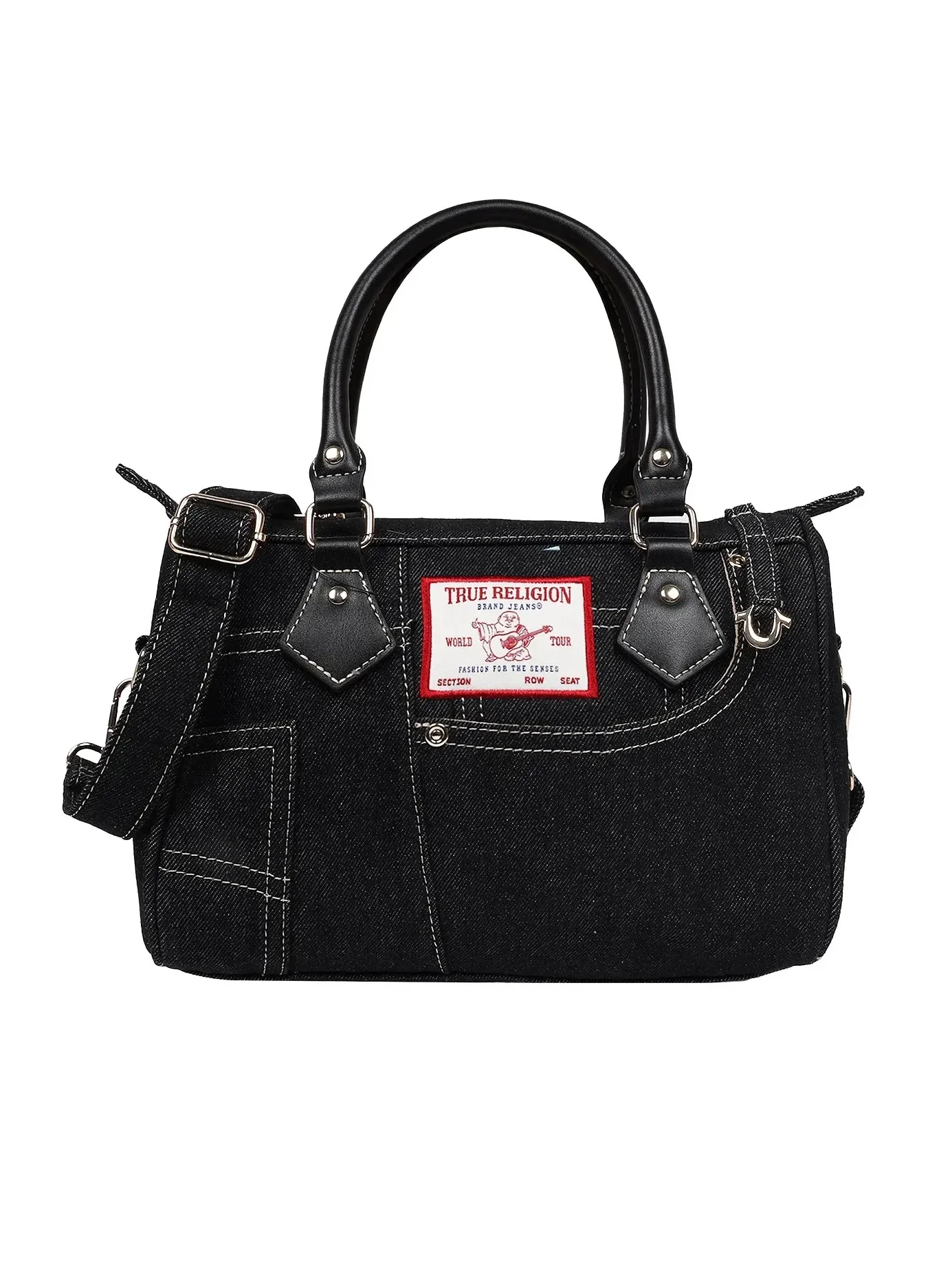 Bolso Bandolera en denim Heritage con correa cruzada