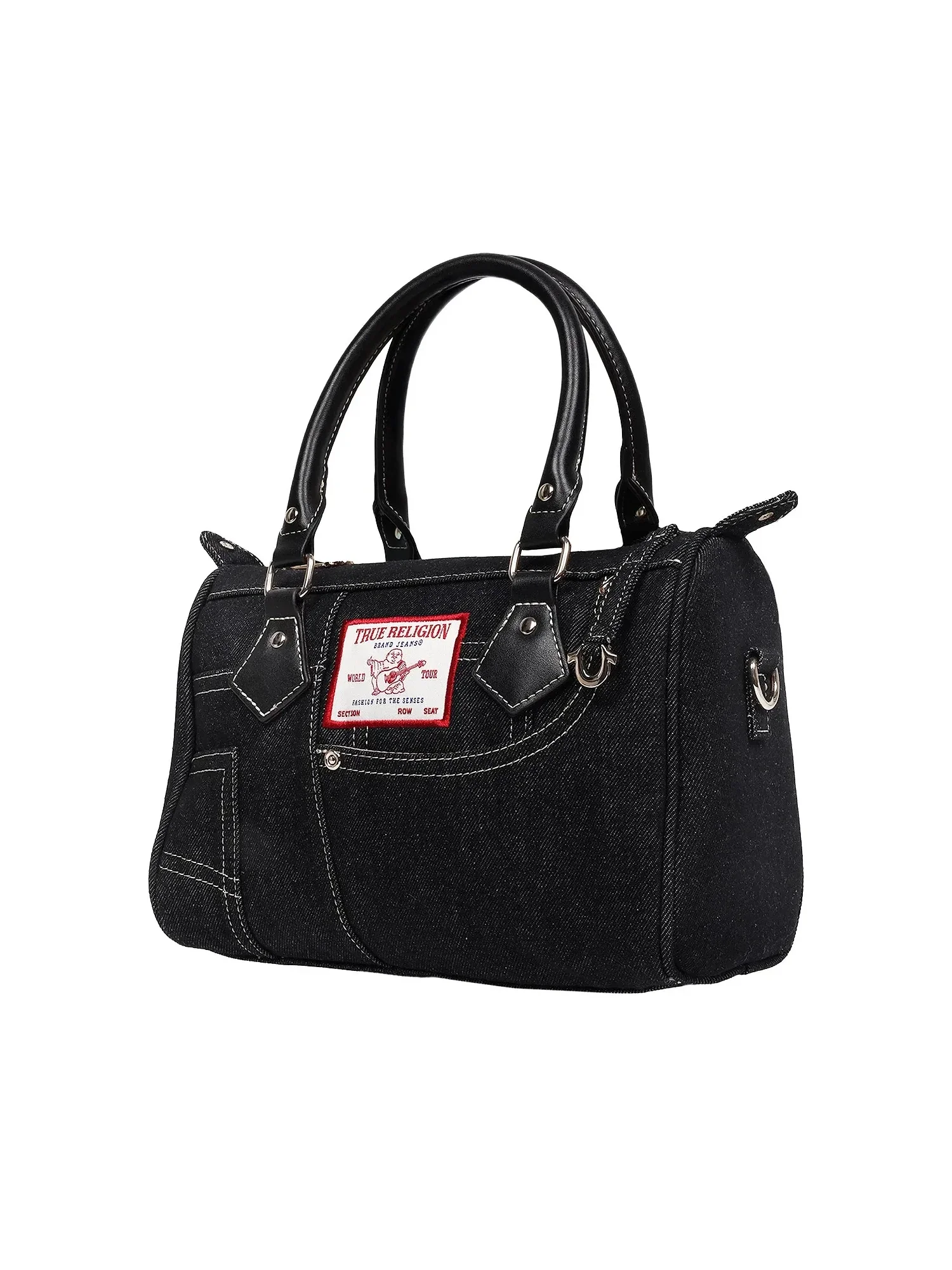 Bolso Bandolera en denim Heritage con correa cruzada - imagen 3