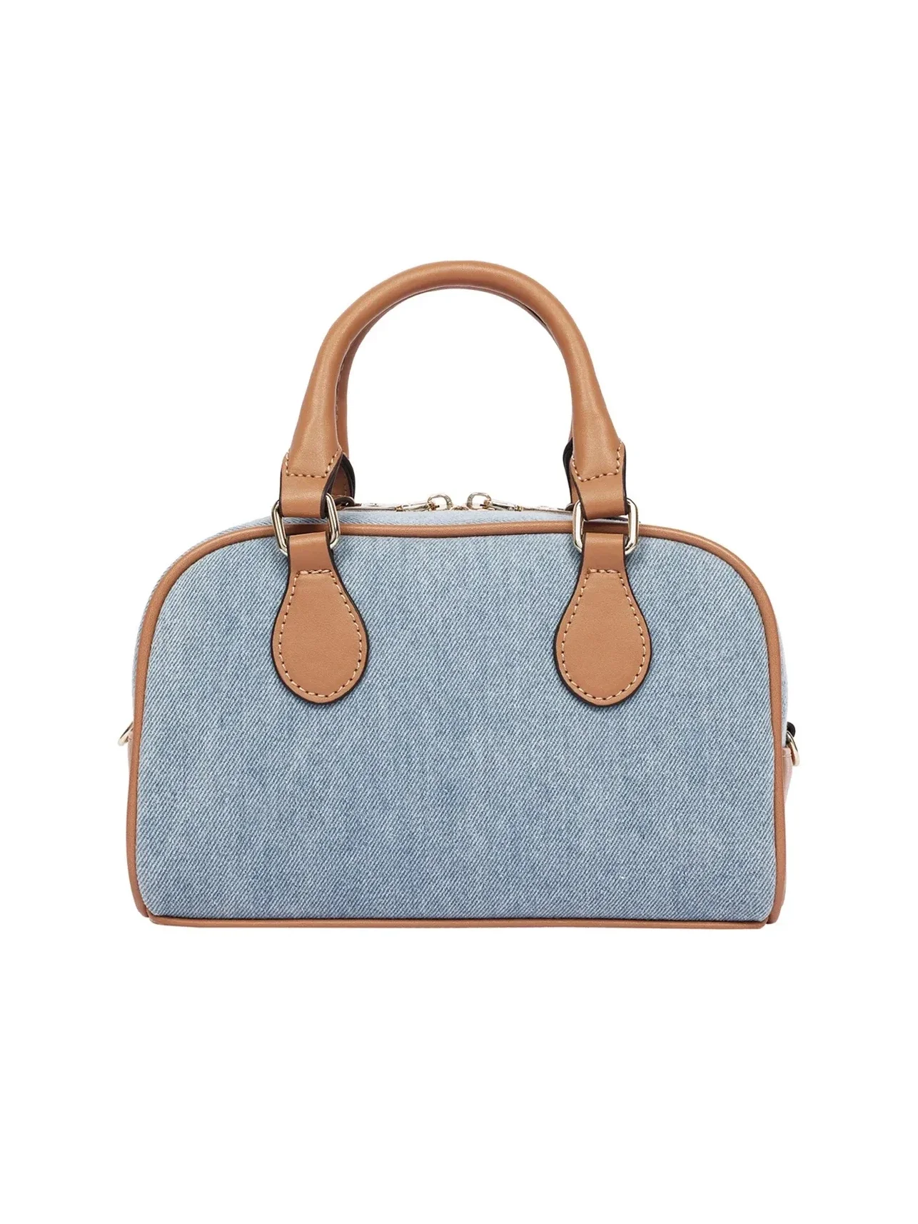 Mini Bolso Bandolera en denim con logo - imagen 4