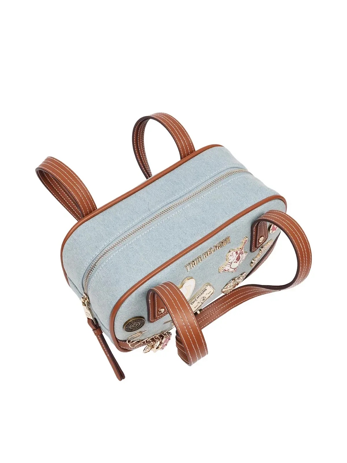 Bolso Bandolera en denim Arbor multi pin - imagen 6