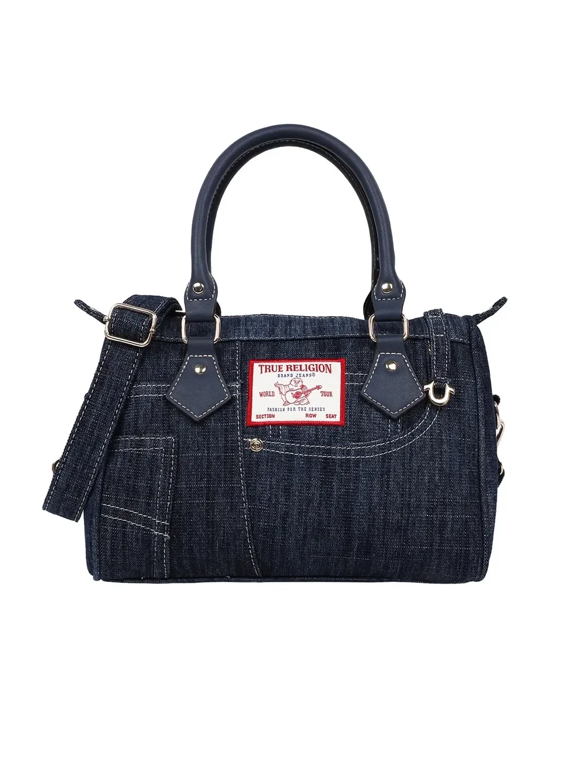 Bolso Bandolera en denim Heritage con correa cruzada