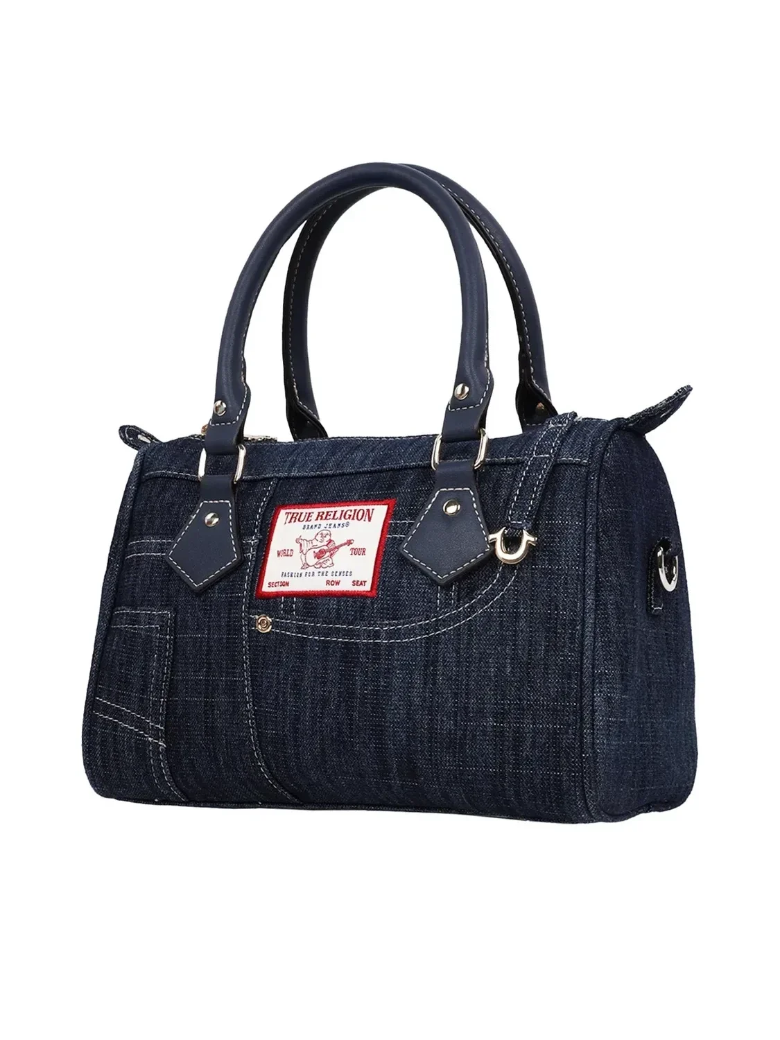 Bolso Bandolera en denim Heritage con correa cruzada - imagen 3