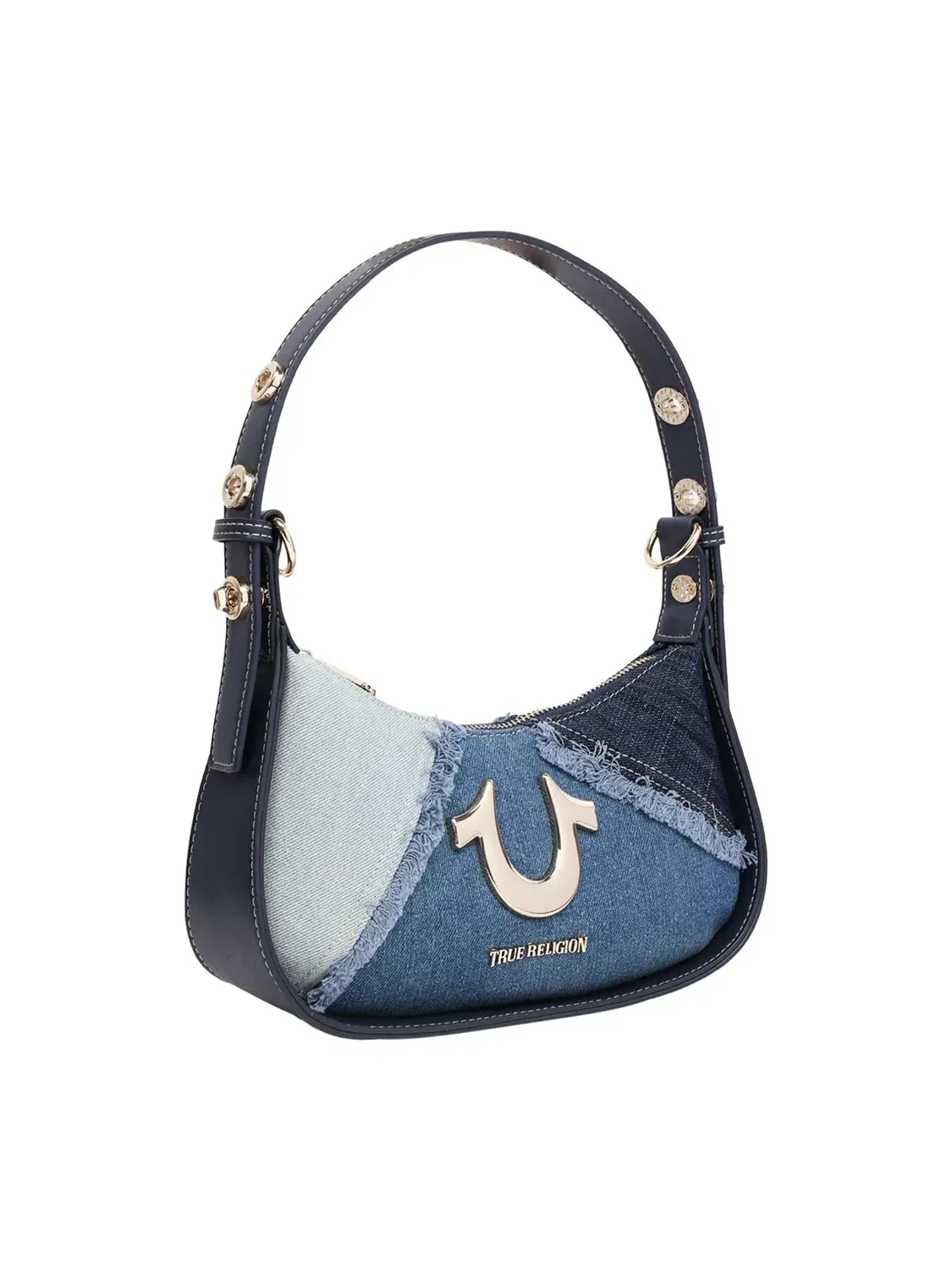 Bolso de Hombro en denim deshilachado - imagen 2