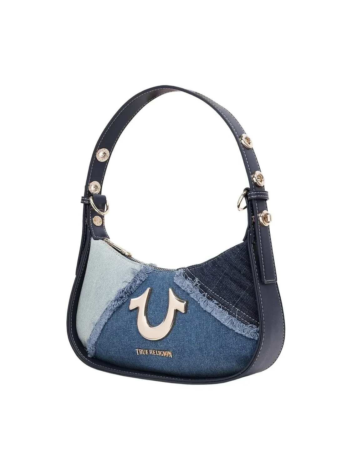Bolso de Hombro en denim deshilachado - imagen 3