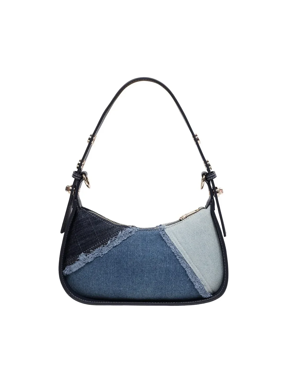 Bolso de Hombro en denim deshilachado - imagen 4