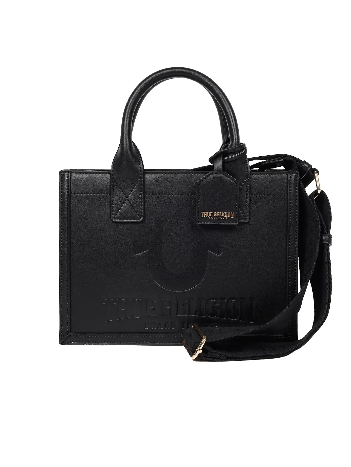 Bolso Tote con logo grabado en relieve y correa de hombro extraíble
