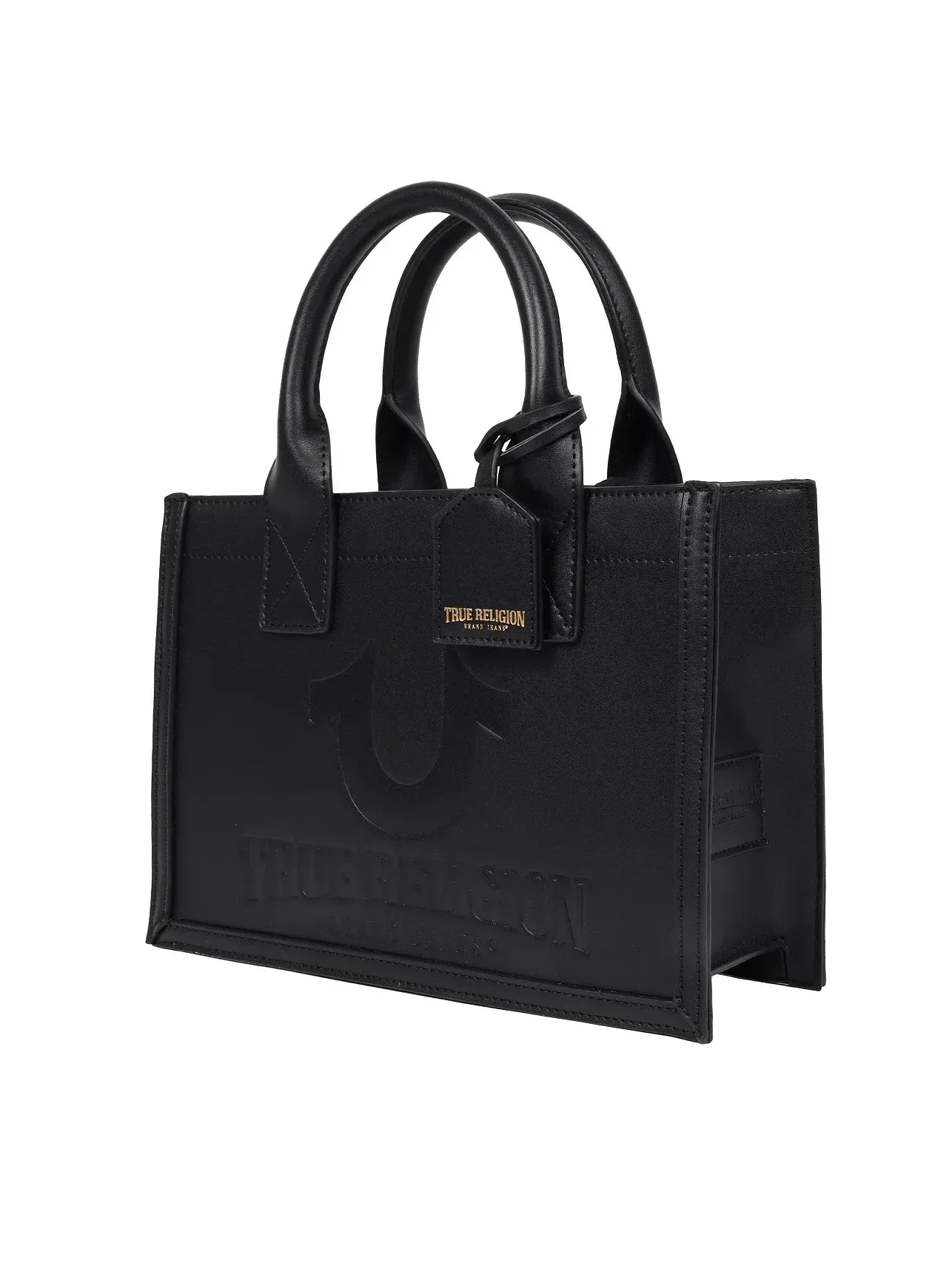Bolso Tote con logo grabado en relieve y correa de hombro extraíble - imagen 3