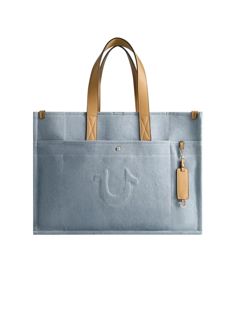 Bolso Tote con herradura cosida - imagen 1