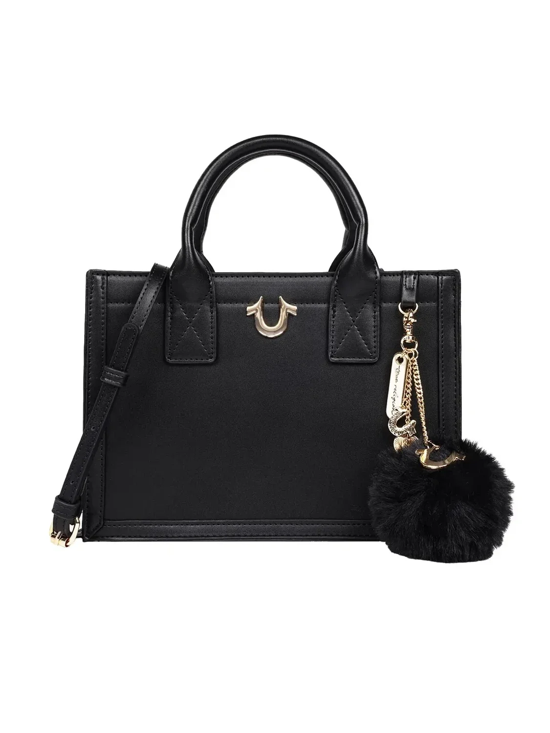 Bolso Tote moderno con pompón colgante