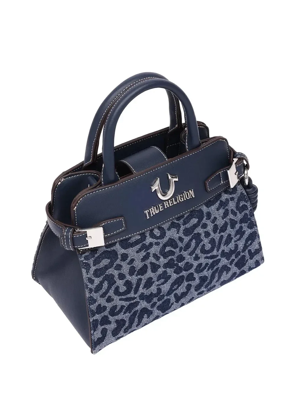 Bolso Bandolera en denim con correas - imagen 4