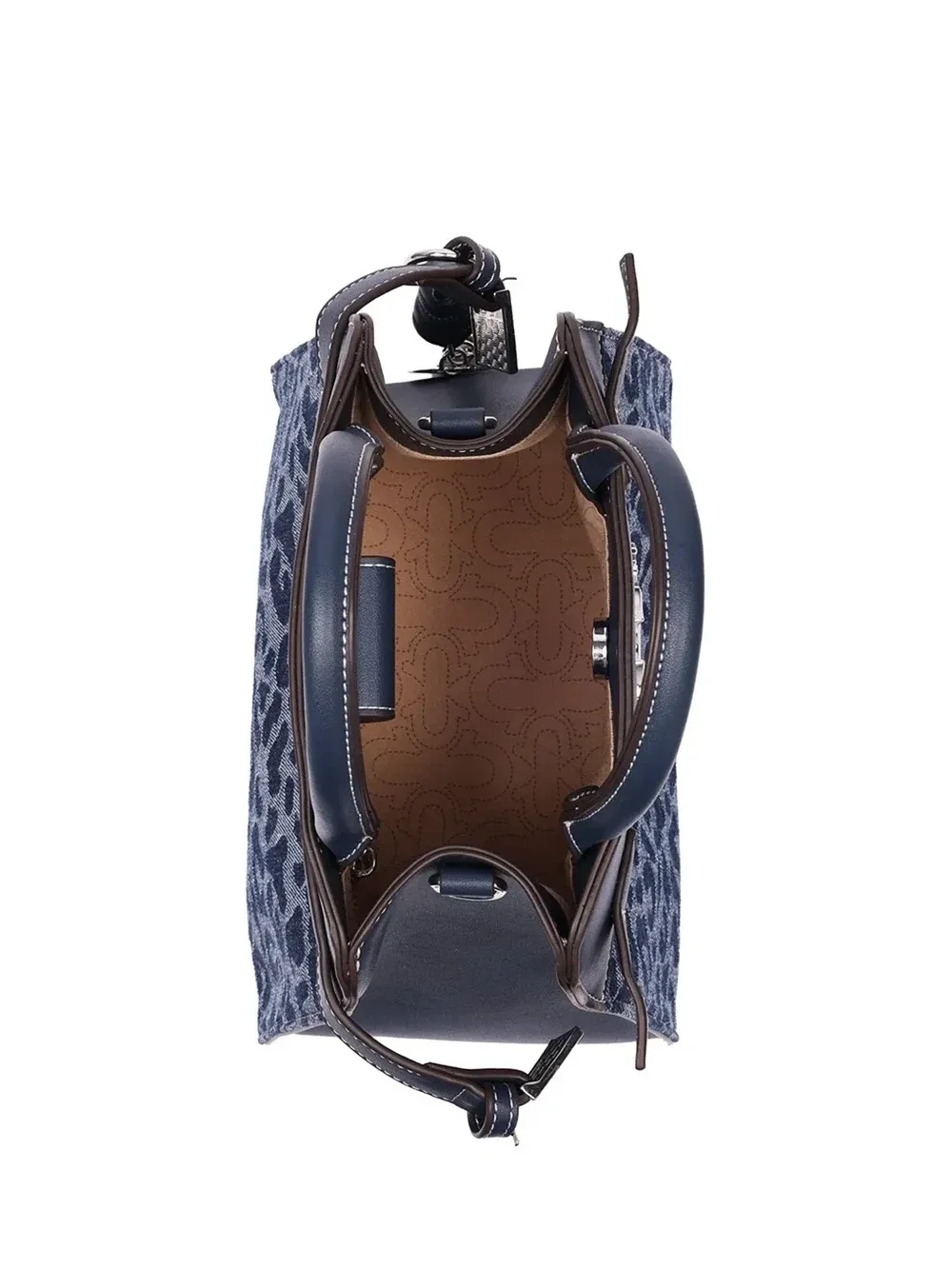 Bolso Bandolera en denim con correas - imagen 5