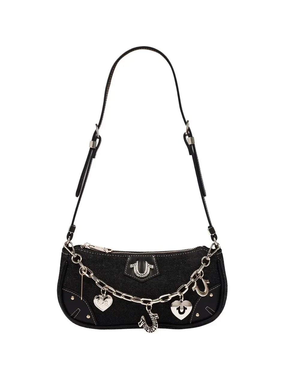 Bolso de hombro con cadena en forma de herradura