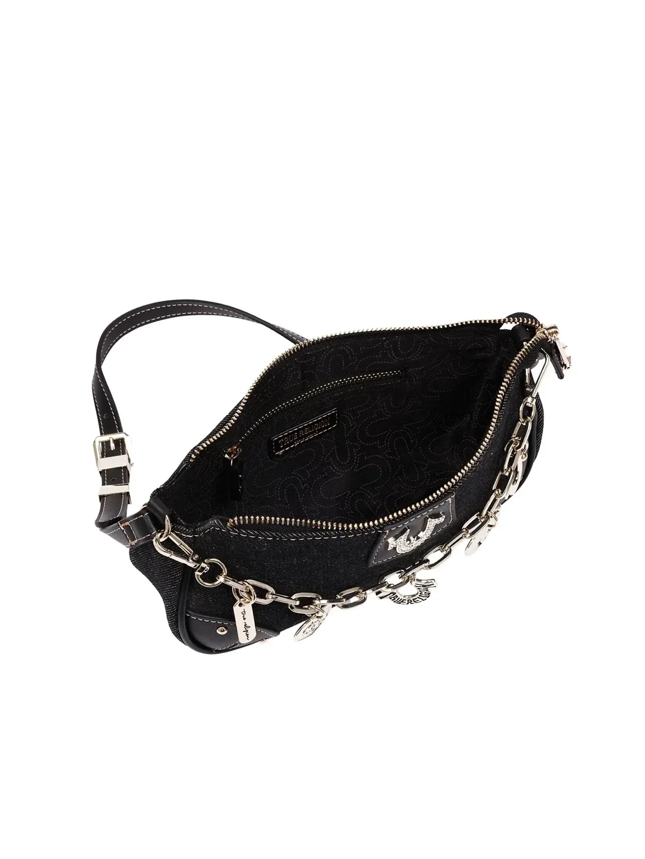 Bolso de hombro con cadena en forma de herradura - imagen 4