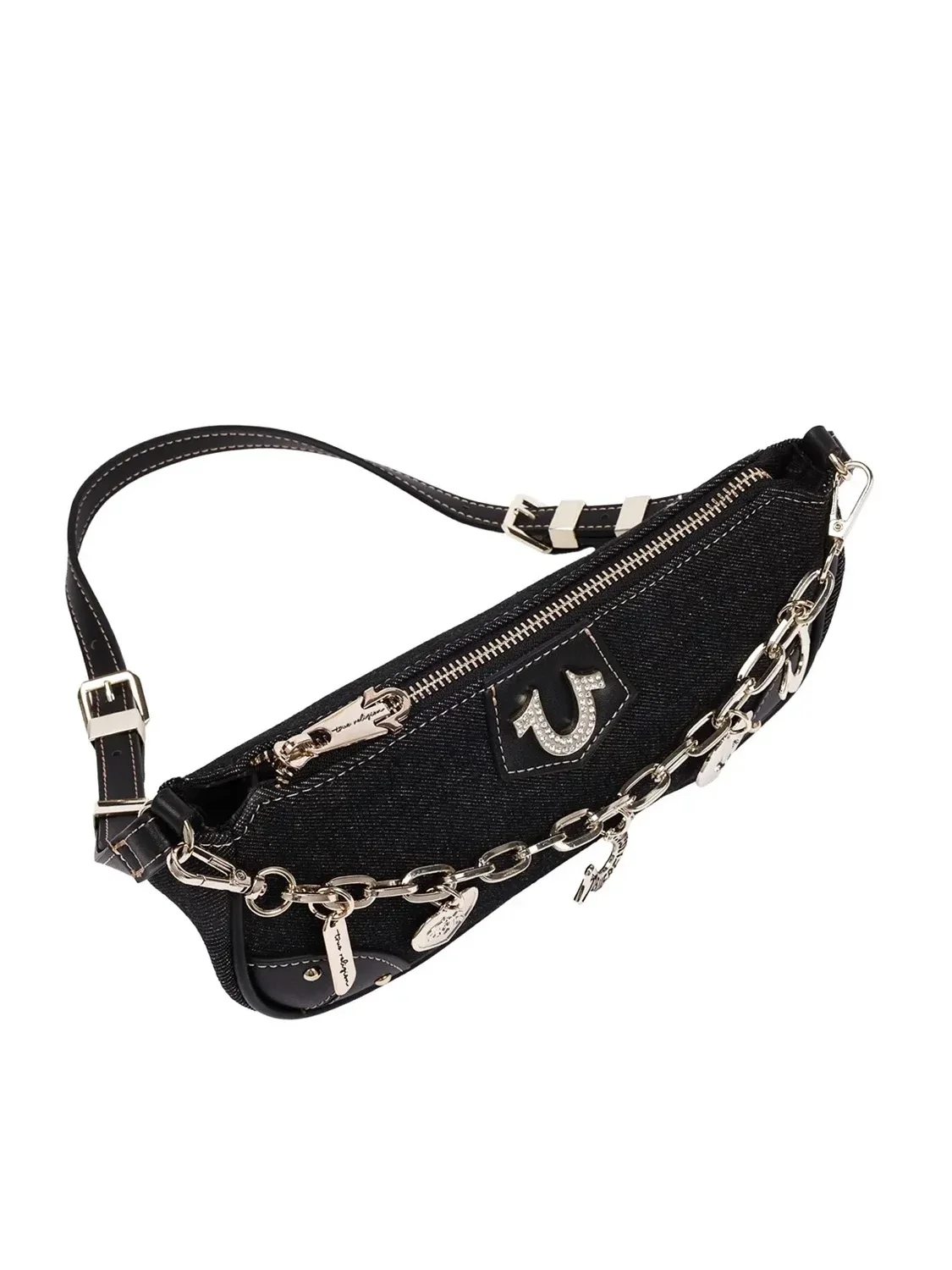 Bolso de hombro con cadena en forma de herradura - imagen 7