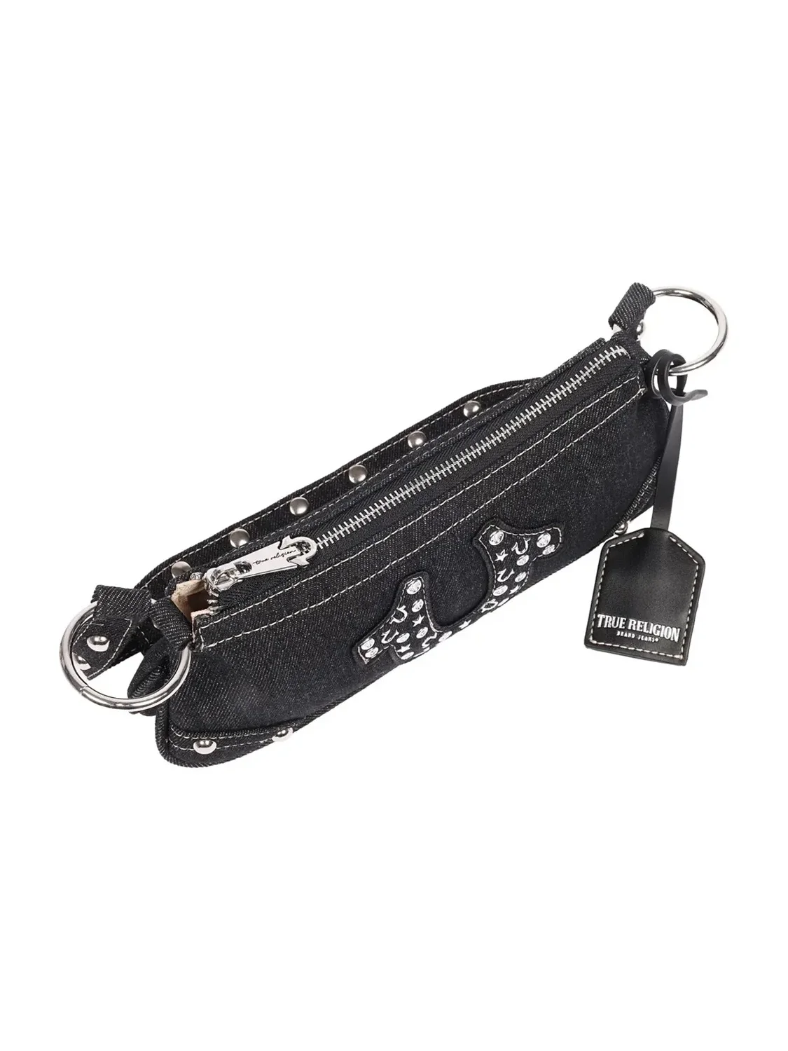 Bolso de hombro Horseshoe en denim - imagen 5