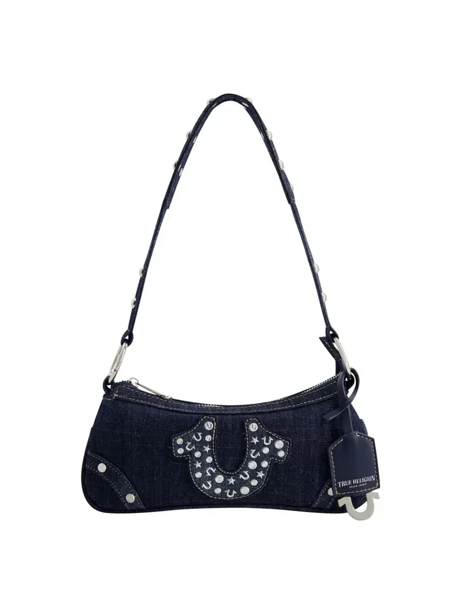 Bolso de hombro Horseshoe en denim