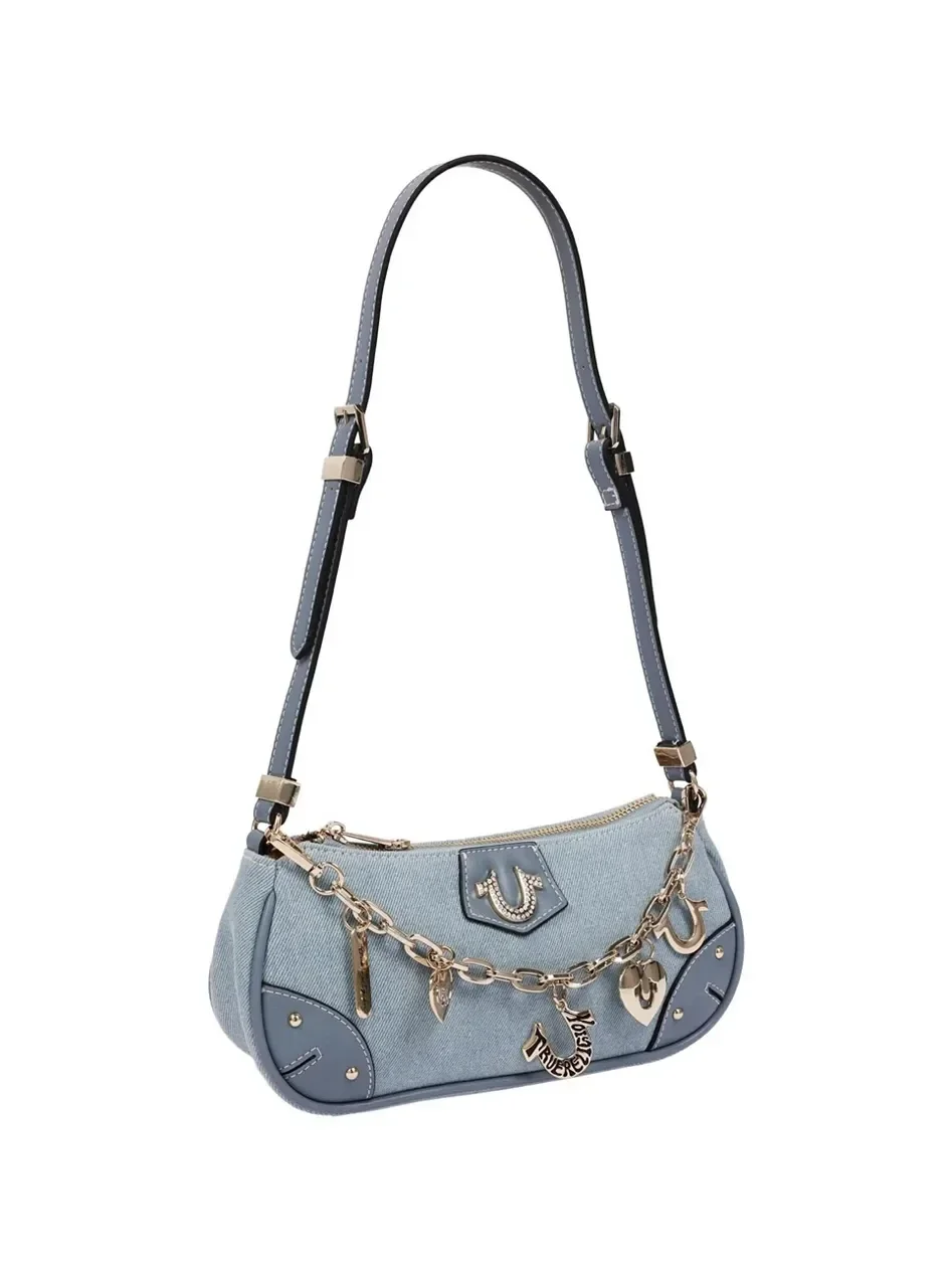 Bolso de hombro con cadena en forma de herradura
