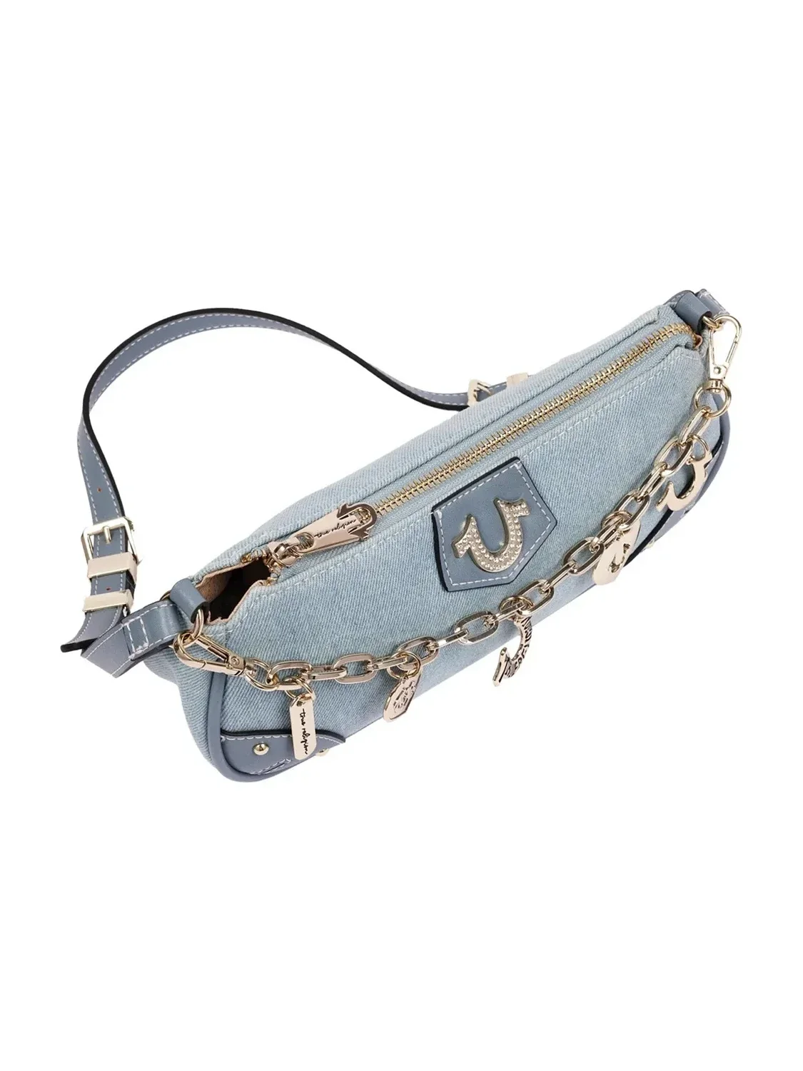 Bolso de hombro con cadena en forma de herradura - imagen 5