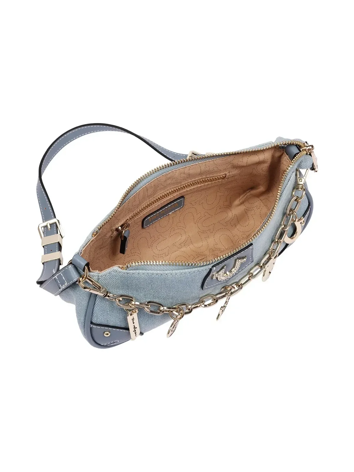 Bolso de hombro con cadena en forma de herradura - imagen 6