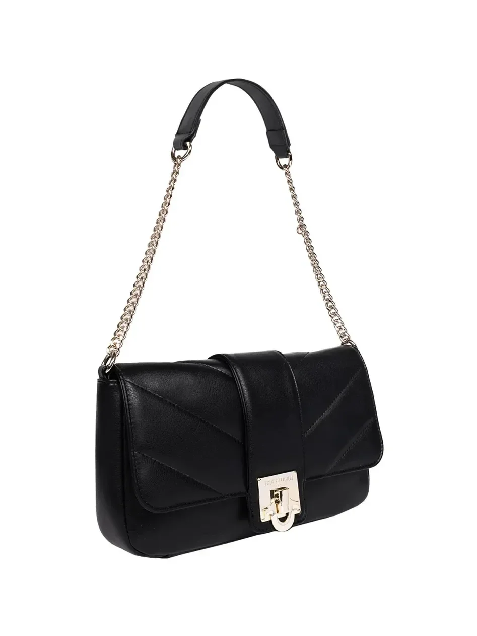 Bolso de hombro acolchado con solapa y minibolso - imagen 2