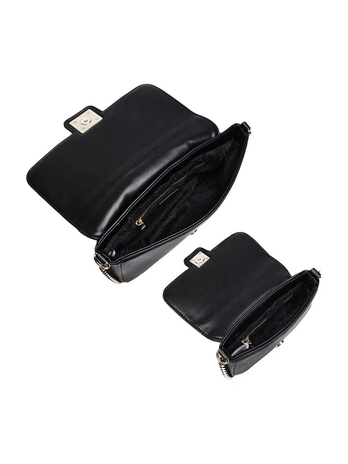 Bolso de hombro acolchado con solapa y minibolso - imagen 6