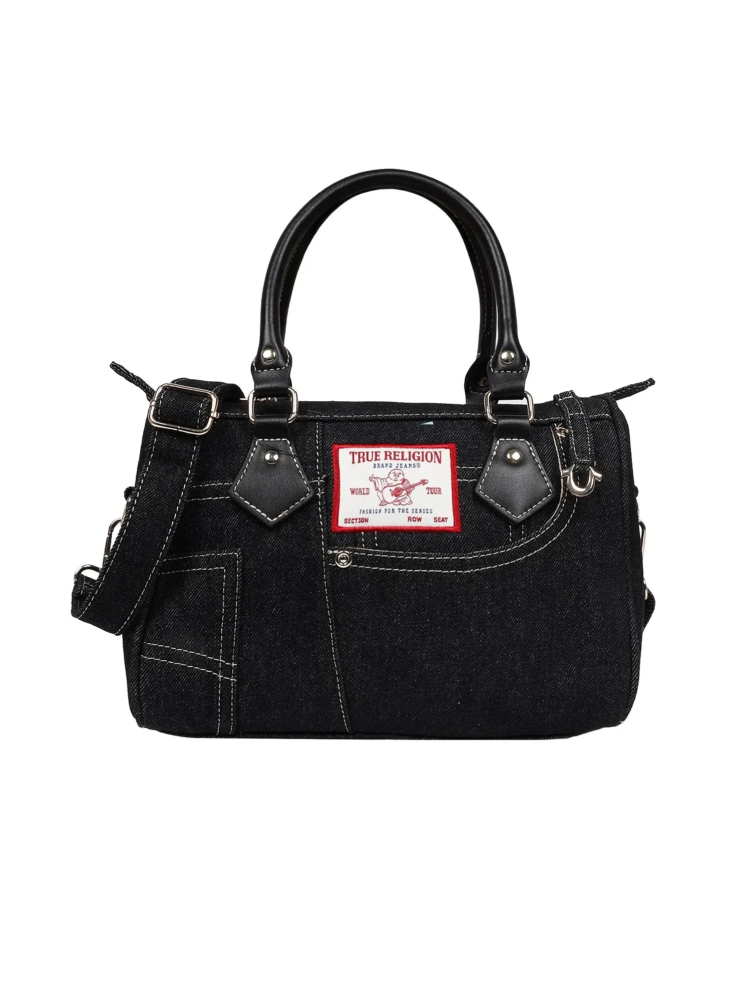 Bolso Bandolera en denim Heritage con correa cruzada