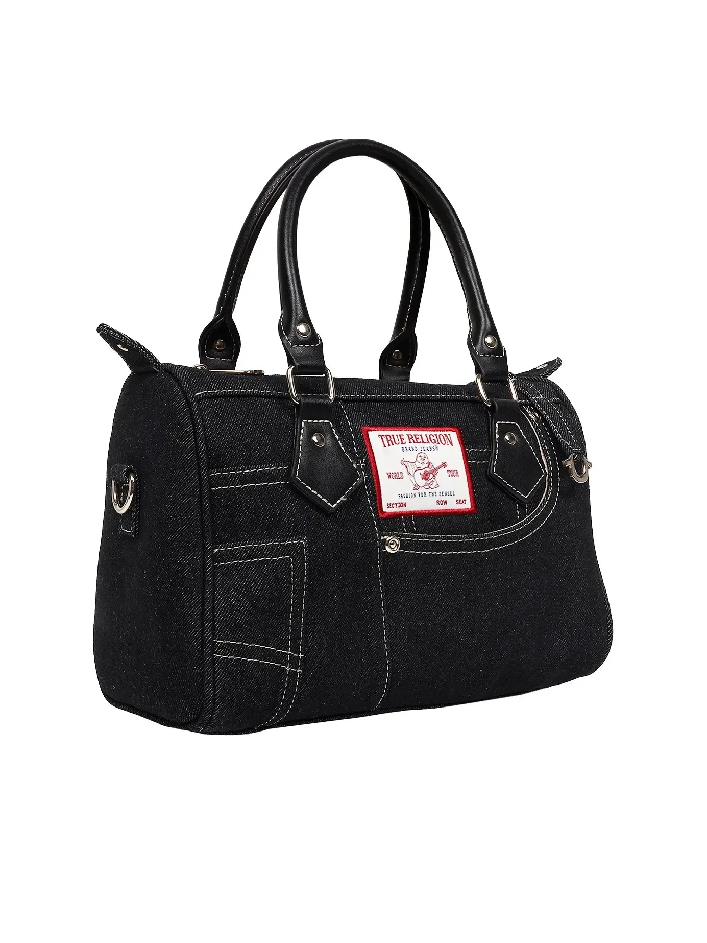 Bolso Bandolera en denim Heritage con correa cruzada - imagen 3