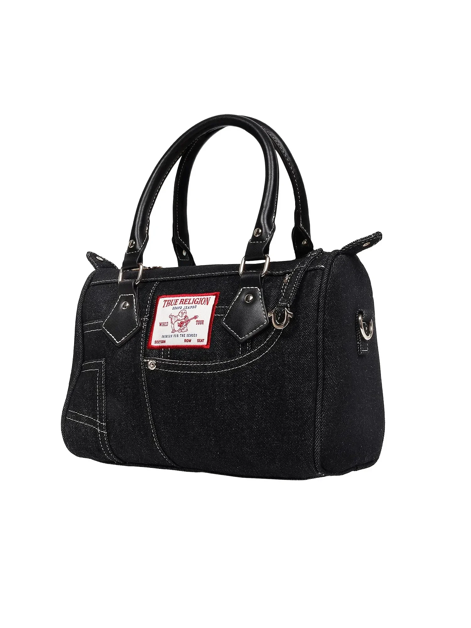 Bolso Bandolera en denim Heritage con correa cruzada