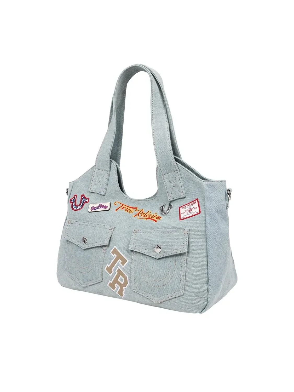 Bolso Tote suave Agusto multi parche - imagen 3