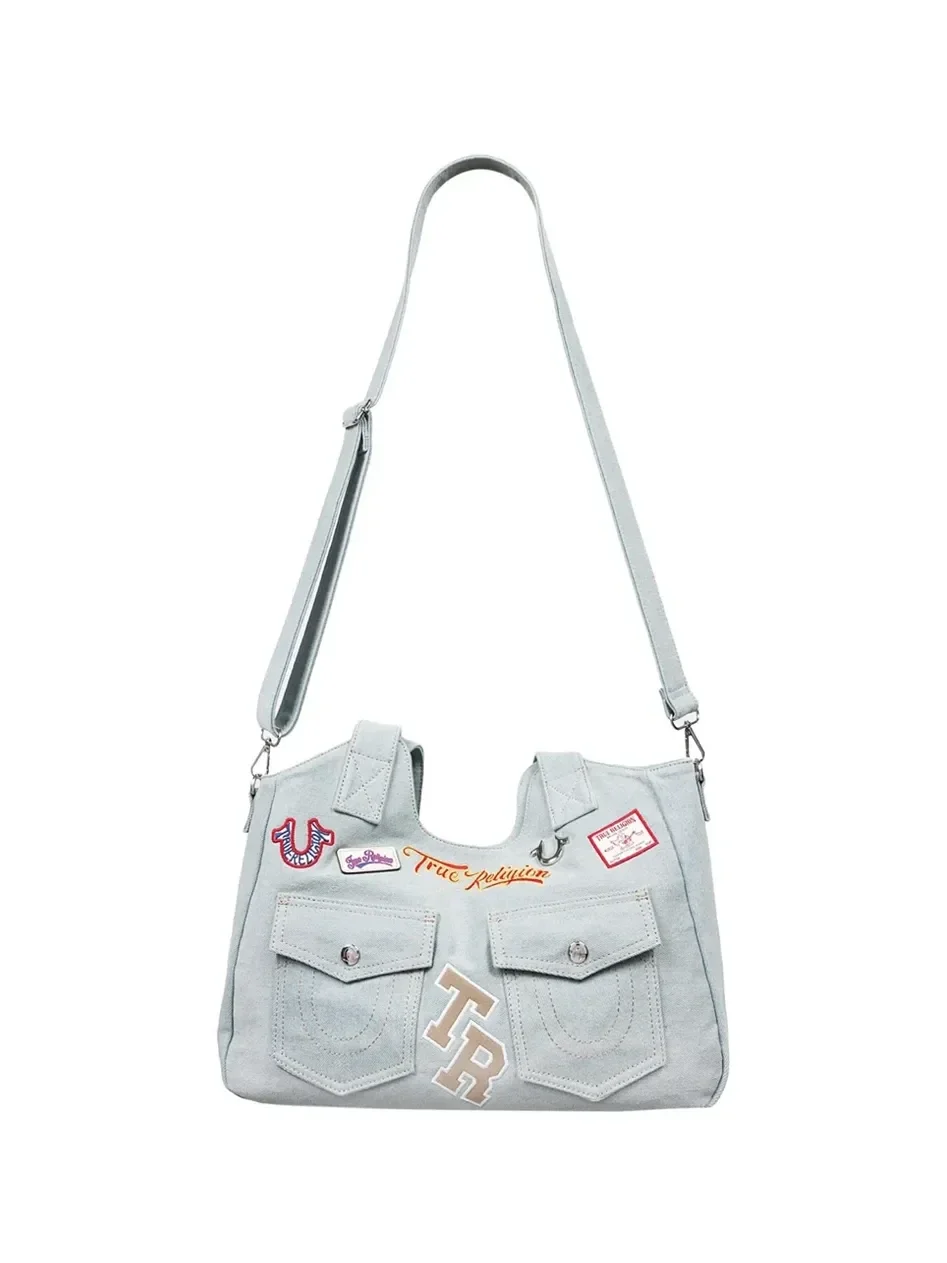 Bolso Tote suave Agusto multi parche - imagen 5