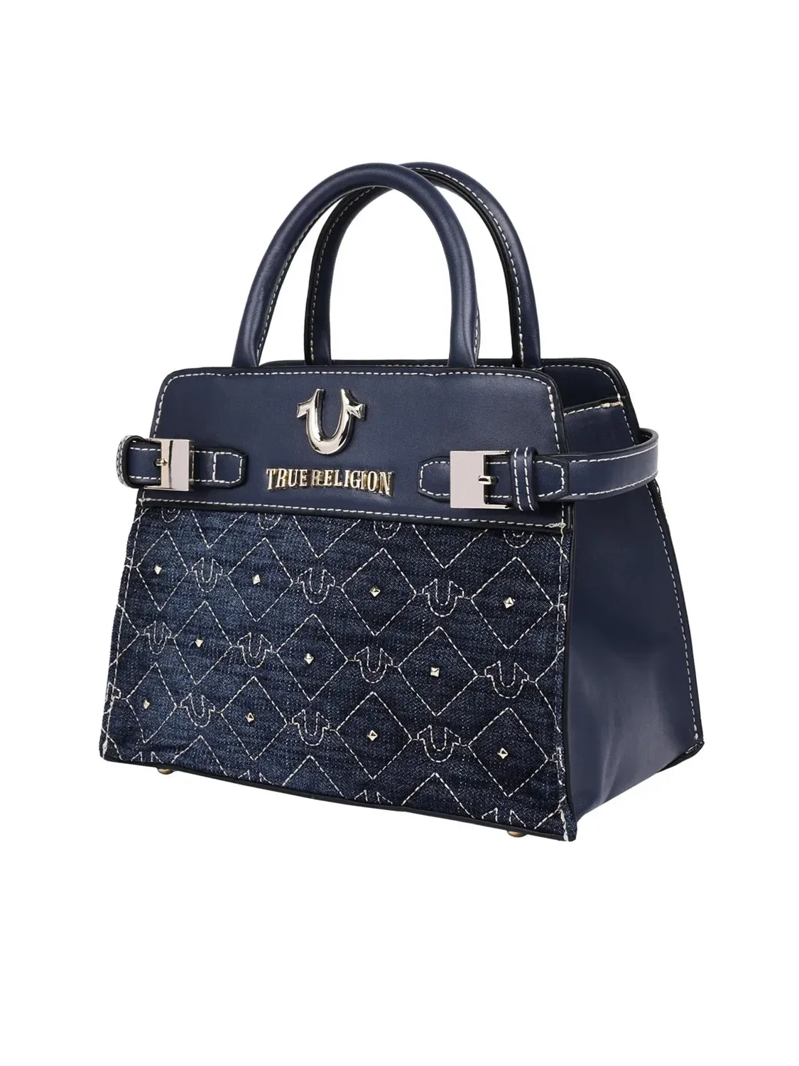Bolso Tote en denim con tachuelas - imagen 3