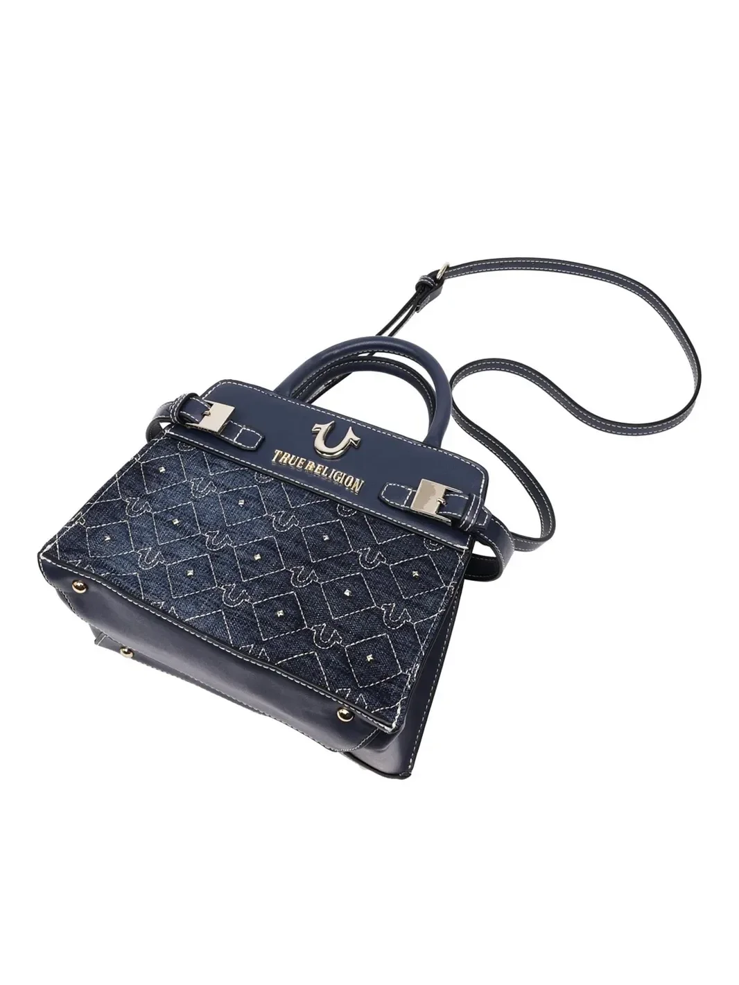 Bolso Tote en denim con tachuelas - imagen 5