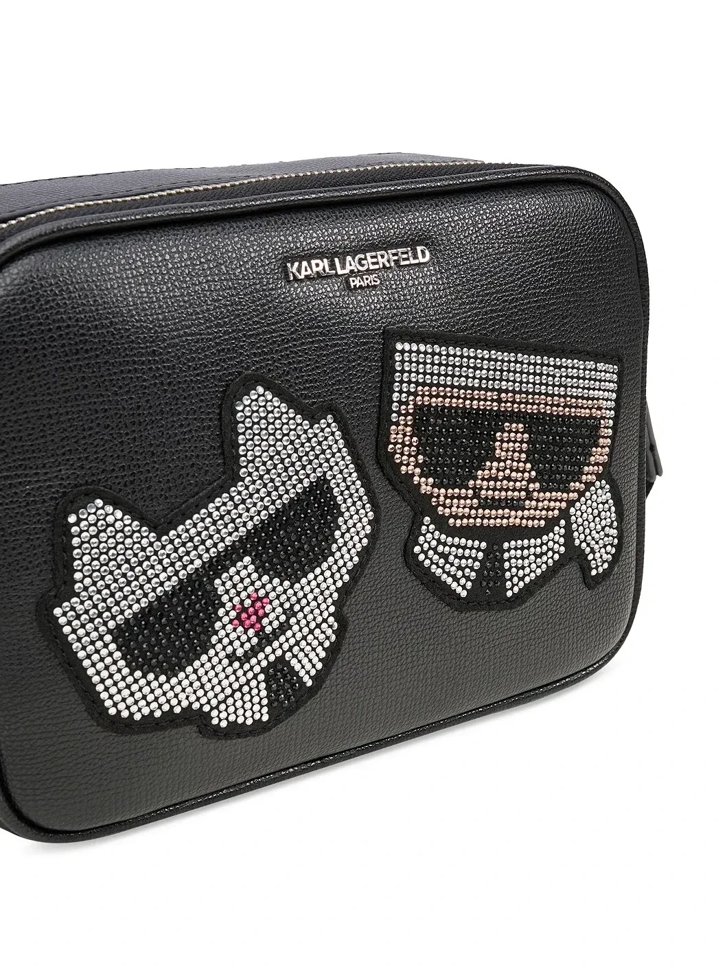 Bolso bandolera Maybelle - Negro/Piedra - imagen 3