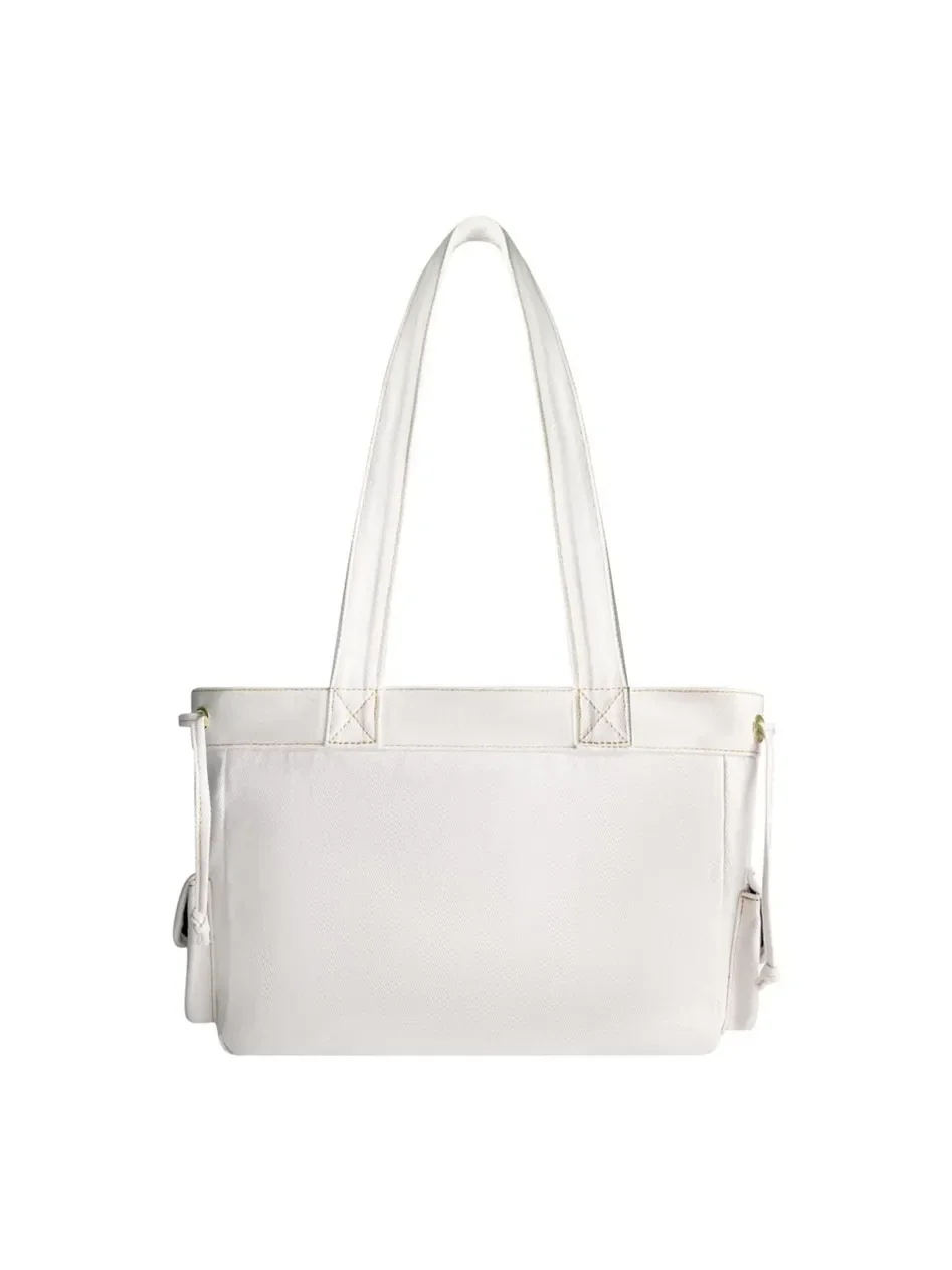 Bolso tote en denim multibolsillos - imagen 3