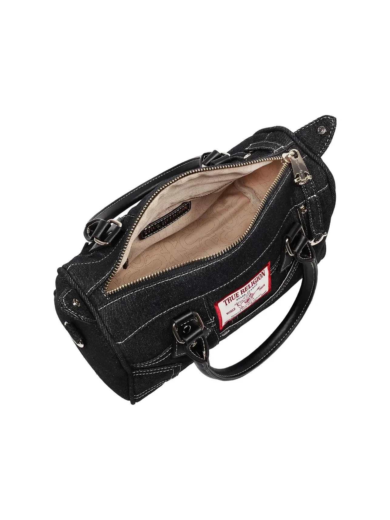 Bolso Bandolera en denim Heritage con correa cruzada - imagen 5