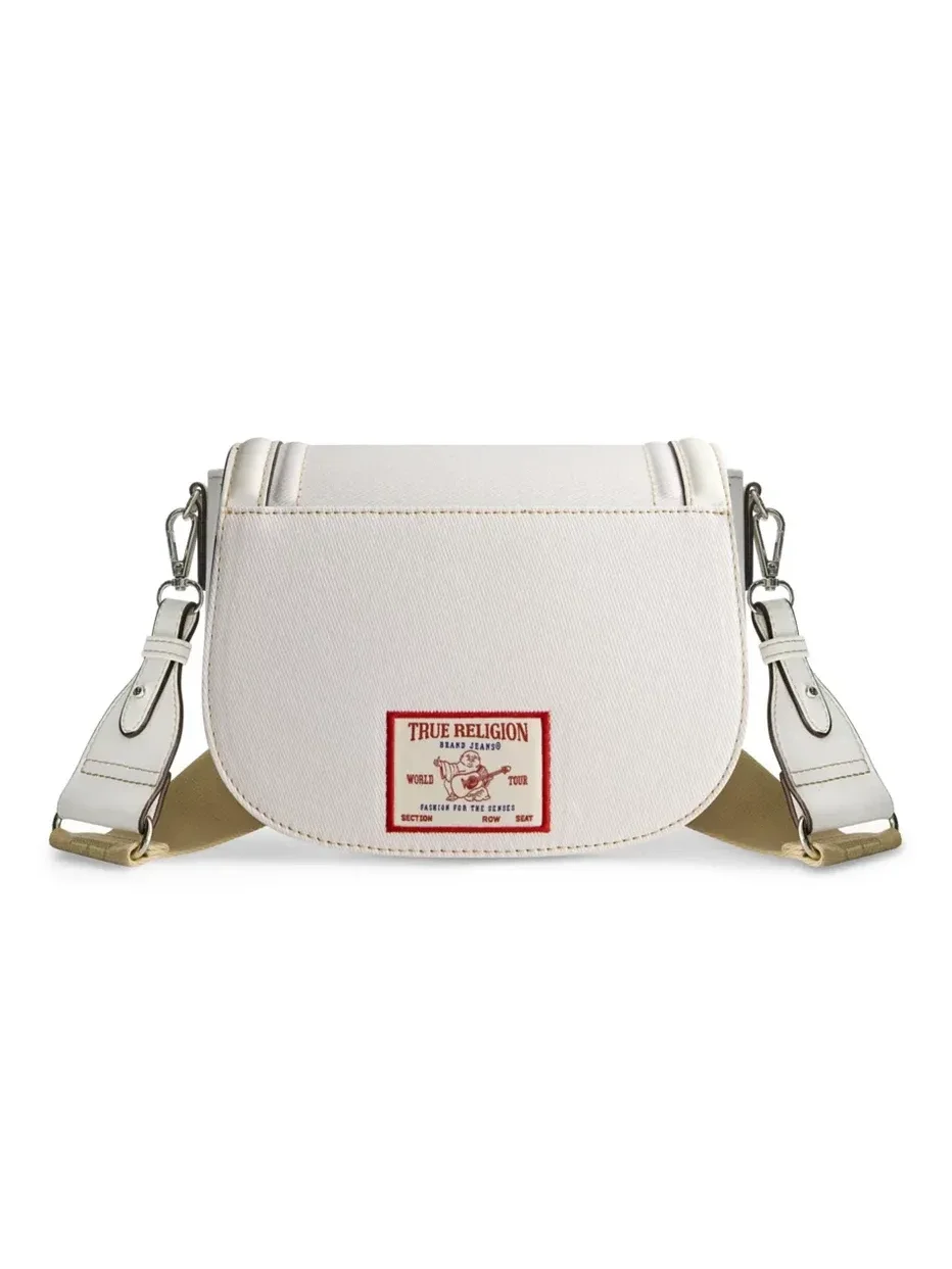 Bolso bandolera en denim con logo - imagen 3