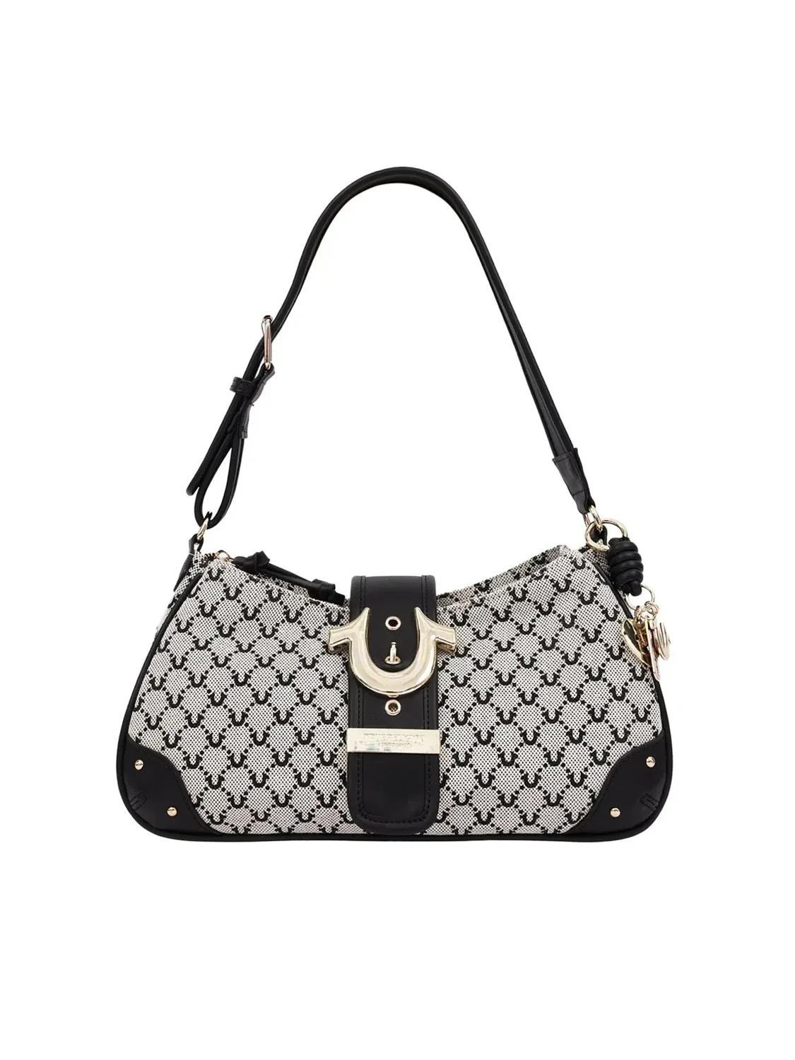 Bolso bandolera en denim con múltiples correas - imagen 1