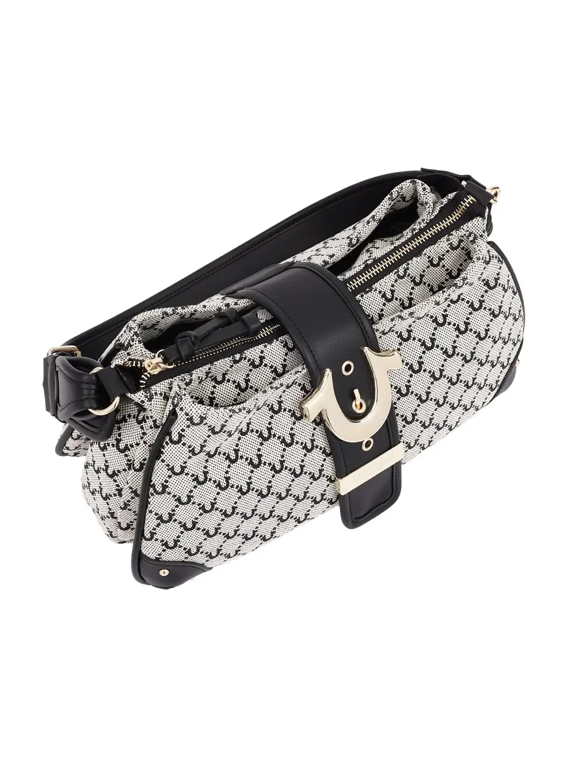 Bolso bandolera en denim con múltiples correas - imagen 4