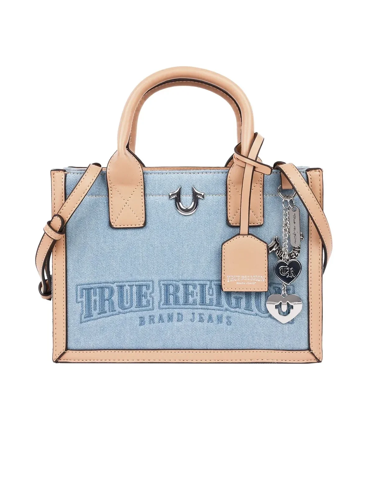 Bolso Tote en denim con logo Bombe - imagen 1